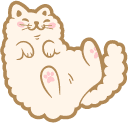 Cute Beige Cat Custom Cursor Trail