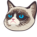 Grumpy Cat Custom Cursor Trail